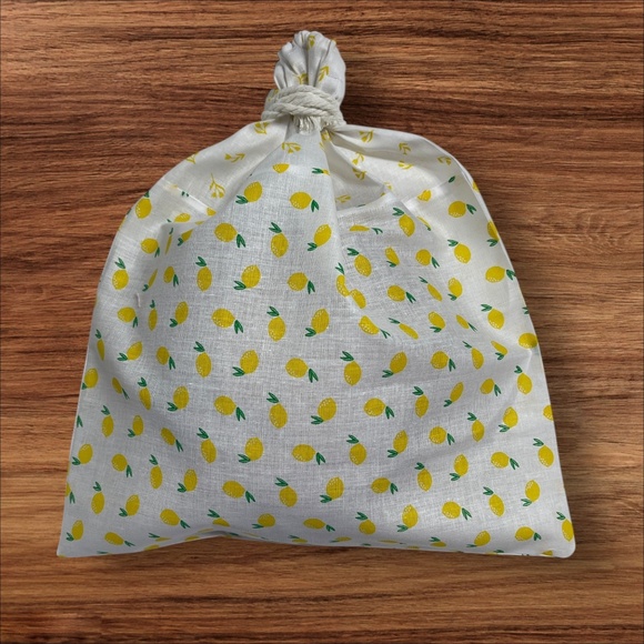 Linen Bread Bag for Homemade Bread, Reusable Sourdough Drawstring Bag - Picture 5 of 6